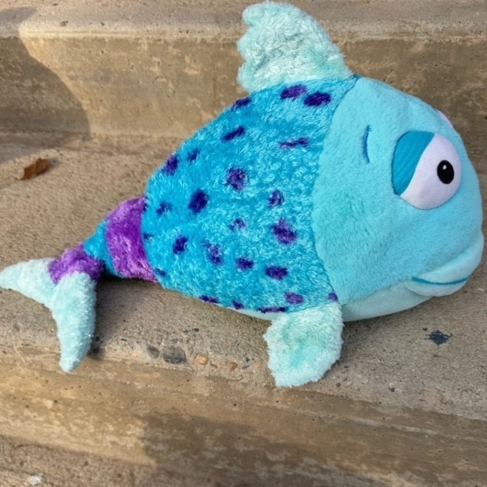 Kohls Cares Pout Pout Fish Plush Stuffed Animal Children's Book Character EUC